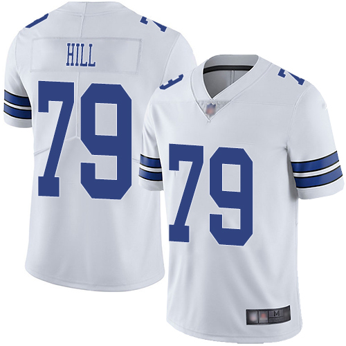 Men Dallas Cowboys Limited White Trysten Hill Road #79 Vapor Untouchable NFL Jersey